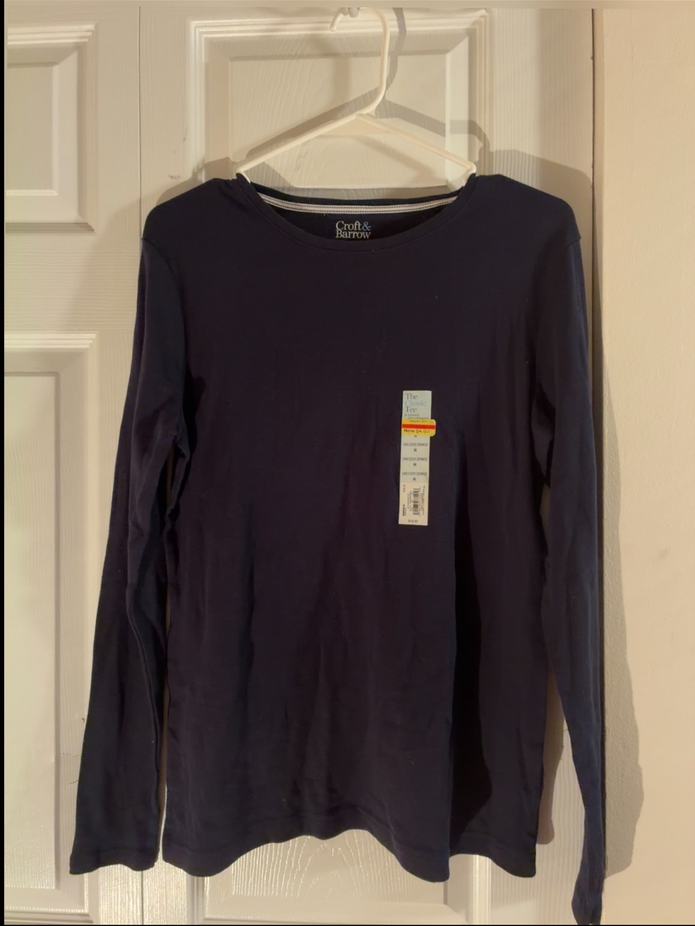 The Classic Navy Long-Sleeve Kids Tee